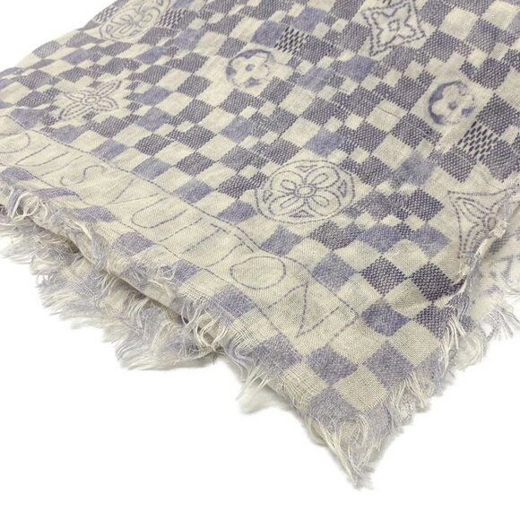 LOUIS VUITTON Ethol Alize Azur - Unconfirmed Scarf 183-053025 - Picture 7 of 9